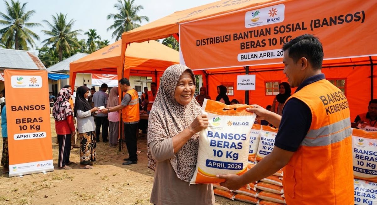 Bansos Beras 10 Kg April 2026