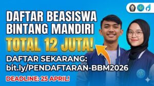 Beasiswa Bintang Mandiri 2026