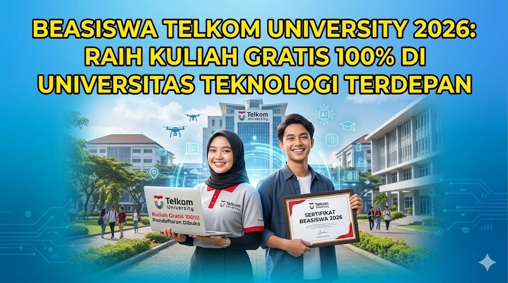 Beasiswa Telkom University 2026