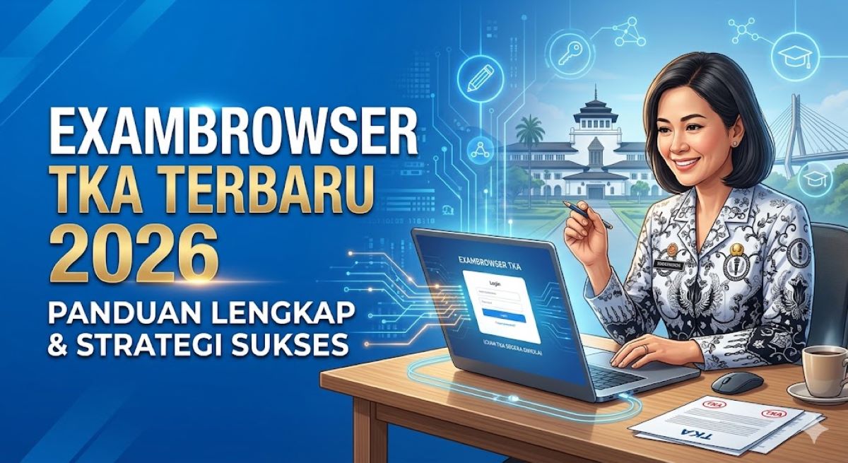 Cara Download dan Install Exambrowser TKA Terbaru 2026 di Laptop dan HP