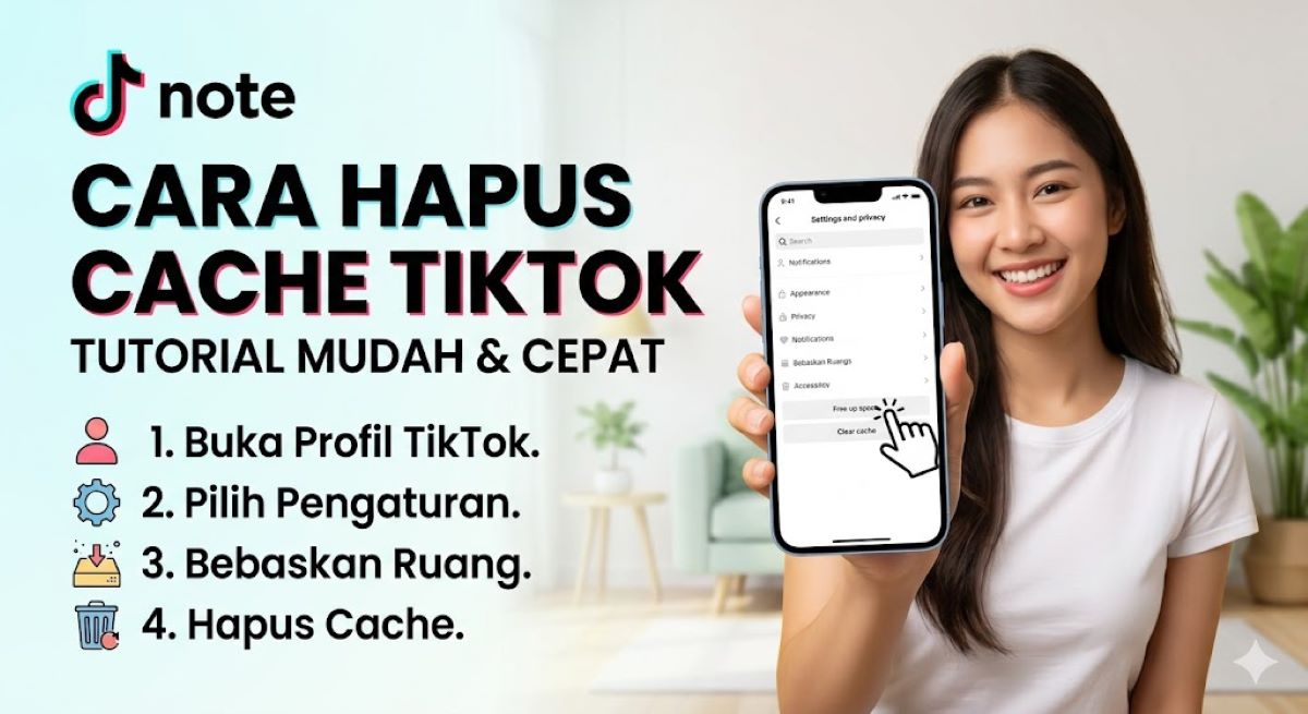 Cara Hapus Cache TikTok