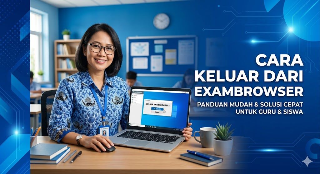 Cara Keluar dari ExamBrowser
