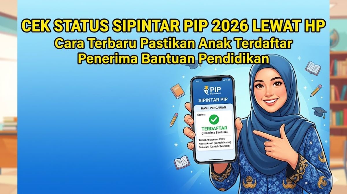 Cek Status SIPINTAR PIP 2026 Lewat HP