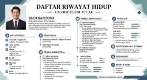 Contoh Daftar Riwayat Hidup 2026, 12 Format Terbaik untuk Semua Profesi