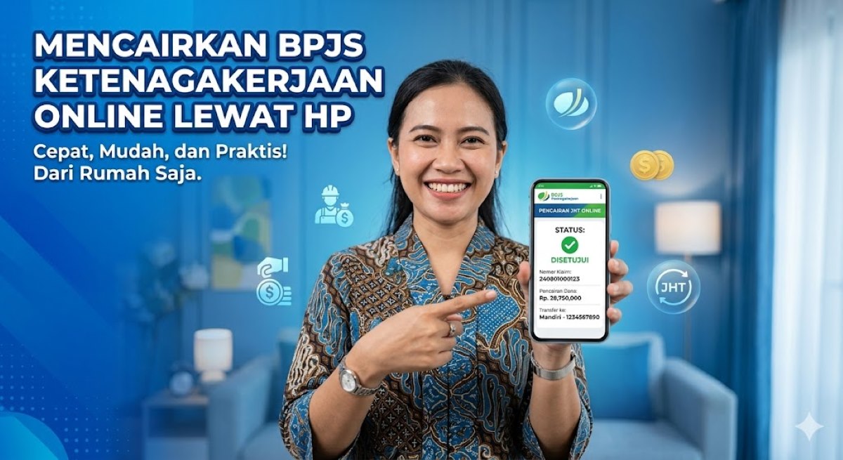 Mencairkan BPJS Ketenagakerjaan Online Lewat HP