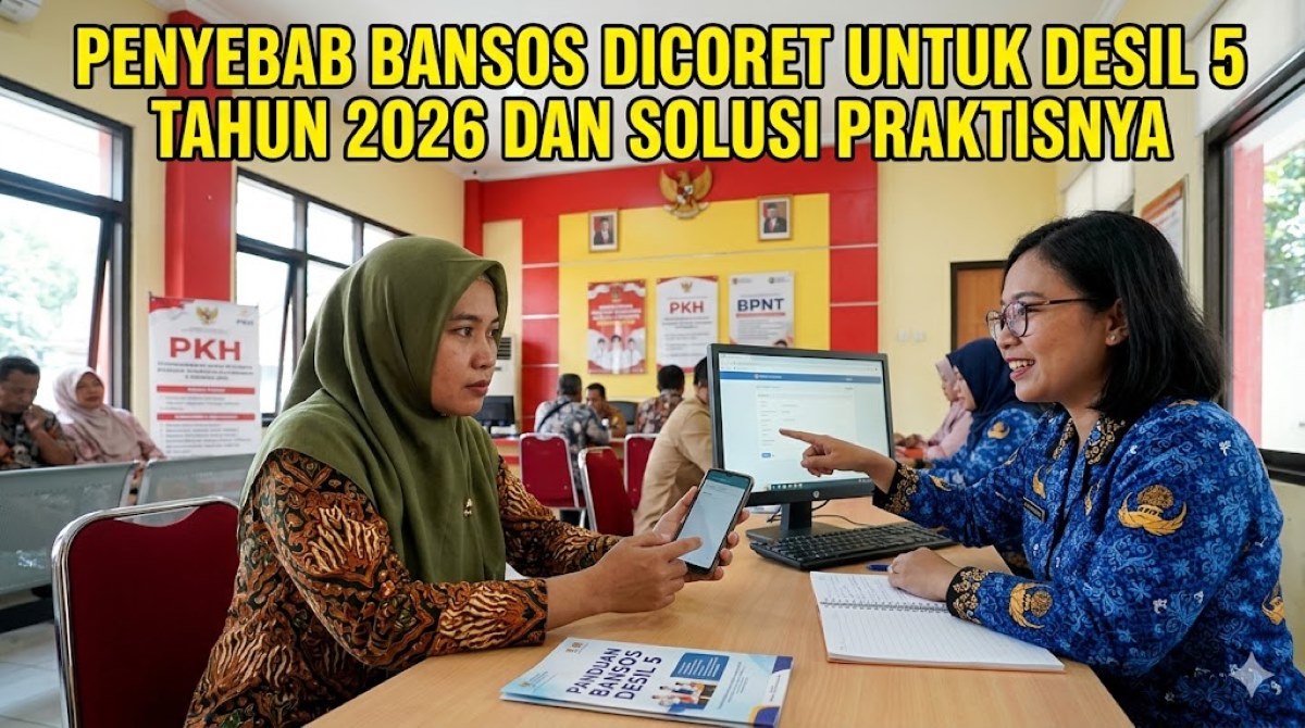 Penyebab Bansos Dicoret untuk Desil 5 Tahun 2026 dan Solusi Praktisnya