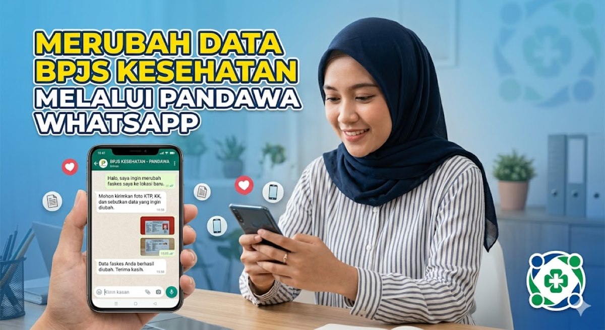 merubah data BPJS Kesehatan lewat Pandawa WA