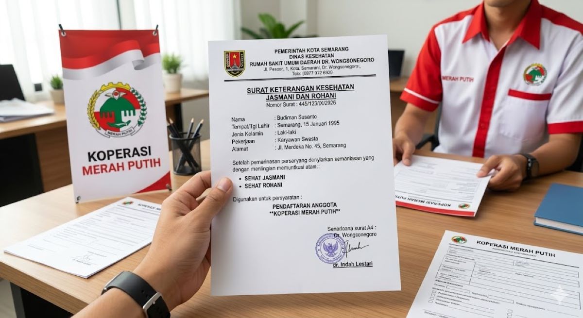surat kesehatan koperasi merah putih